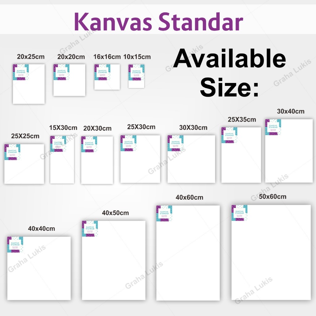 

RK Kanvas Standar Graha Lukis 40x60cm