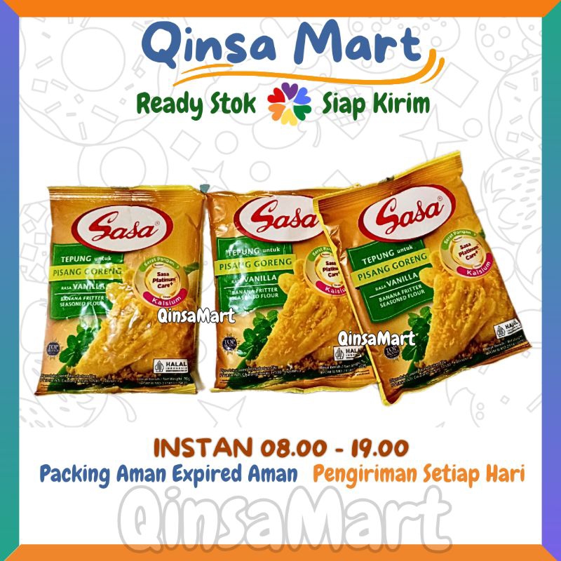 

Sasa Tepung Pisang Goreng Vanila 70 gram