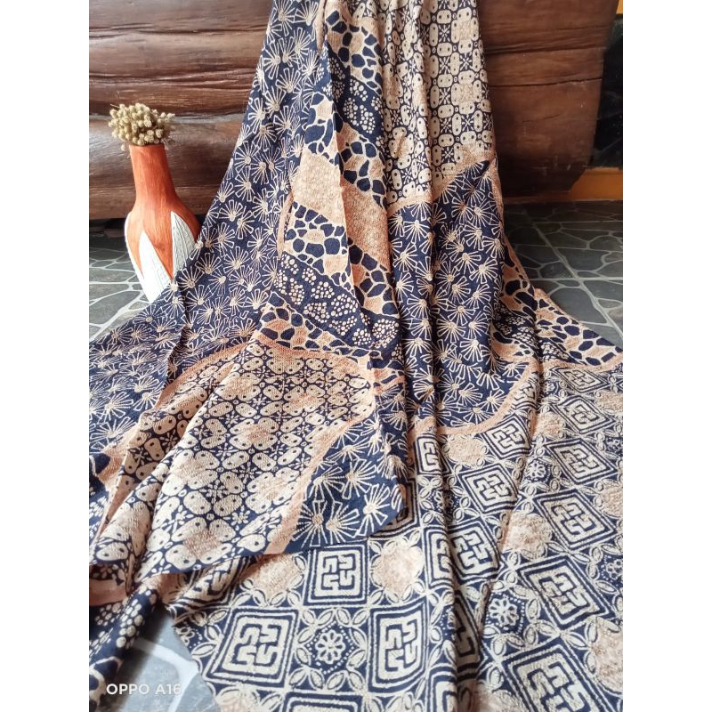 Kain batik viscose pulauan cap tulis khas Cirebon batik Fariza terbaru