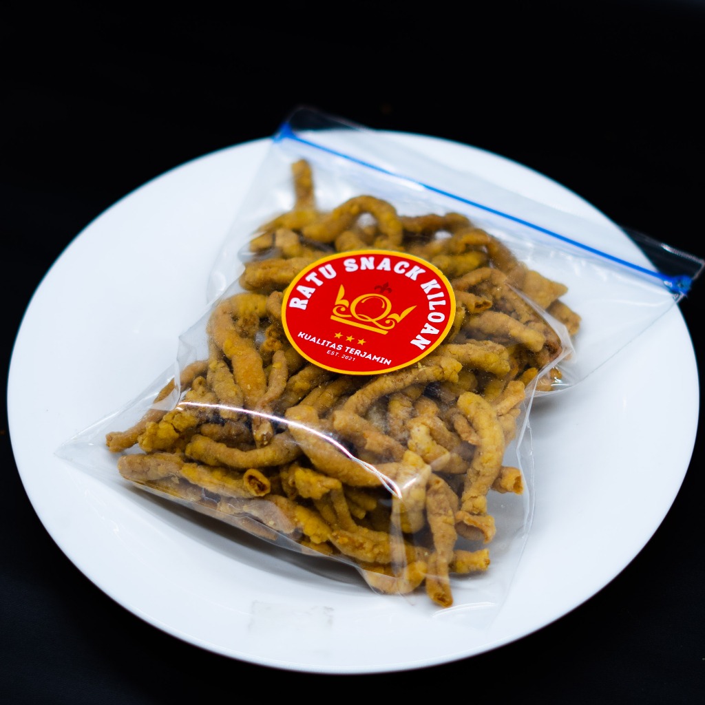 

RATU SNACK KILOAN USUS 250GRM 100% RENYAH