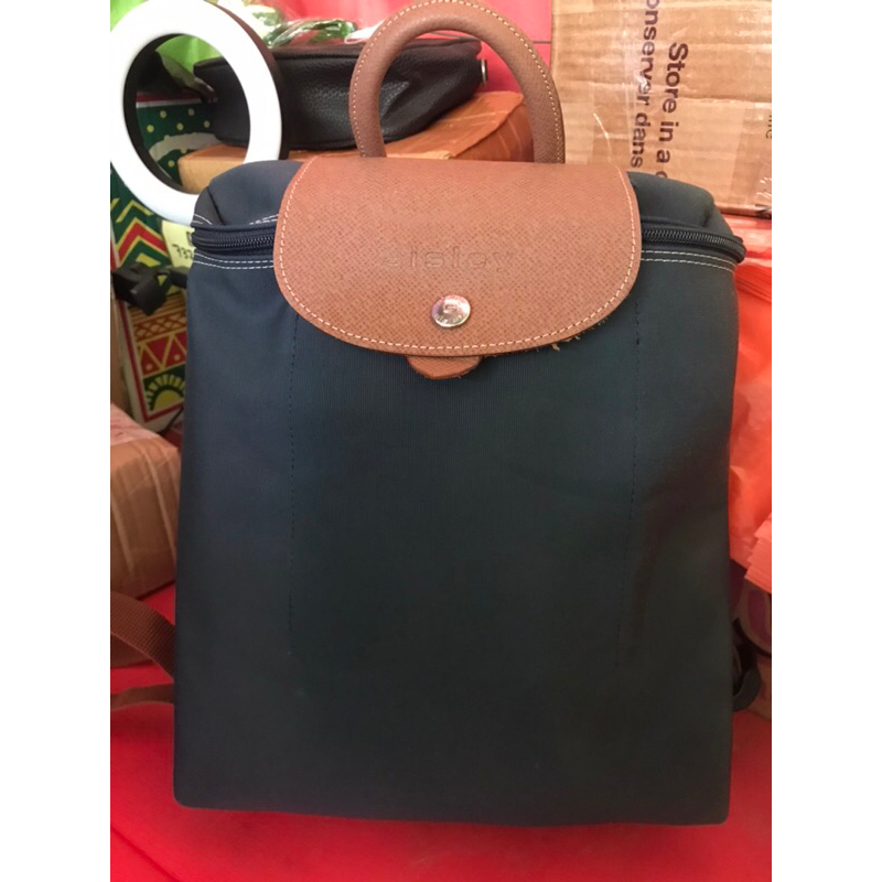 Ransel fashion sisley navy mix kulit