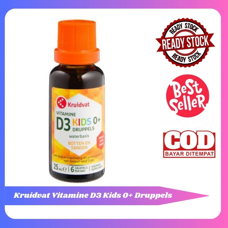 Kruidvat Vitamin D3 Anak 0+ | Kruidvat Vitamine D3 Kids 0+