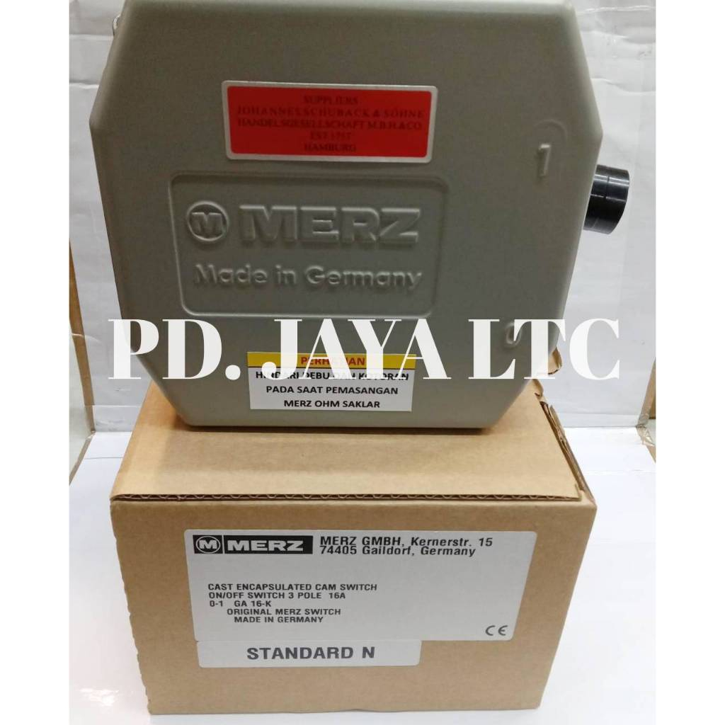 Merz Change Over Switch - OHM Saklar - COS MERZ GA 3P 16A