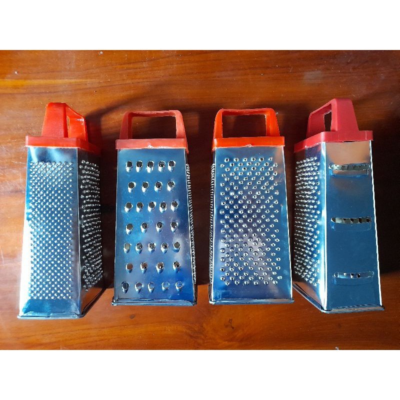 Parut Menara/Parut stainless/Parut manual/Parut keju/Parut 4 sisi serbaguana