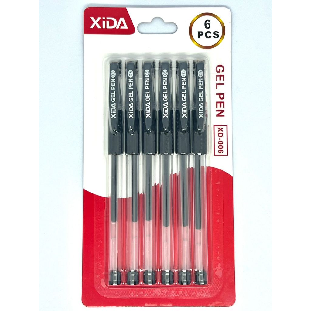 

PULPEN GEL ISI 6 PCS XIDA XD-006
