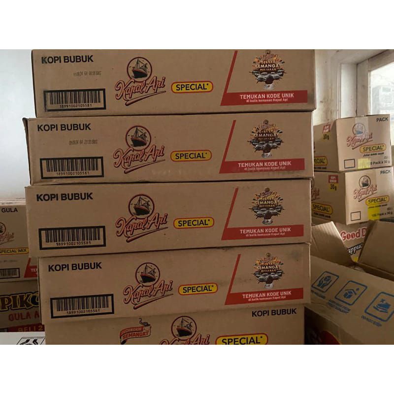 

[ 1 Karton 120 Pc ] Kapal Api Bubuk 6 gr
