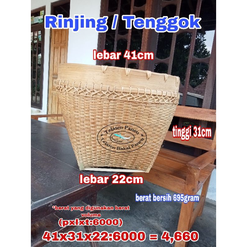 TENGGOK RINJING Original bambu