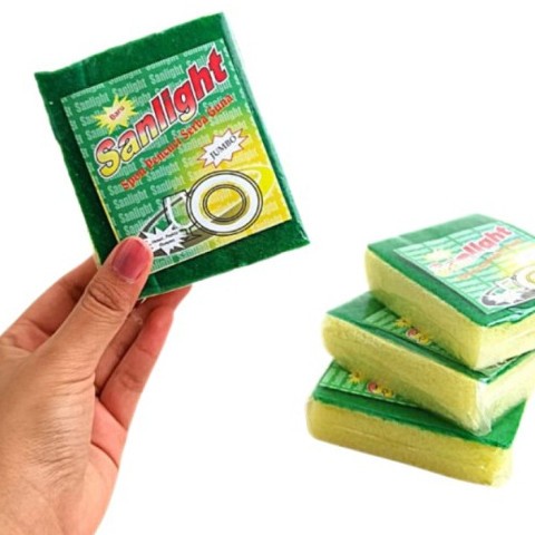 BUSA CUCI PIRING SPONS SPON CUCI PANCI WASTAFEL 1 RENCENG ISI (24 PCS)