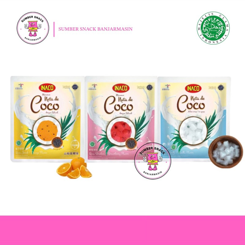 

Inaco Nata De Coco (1000g) (3 Varian Rasa)