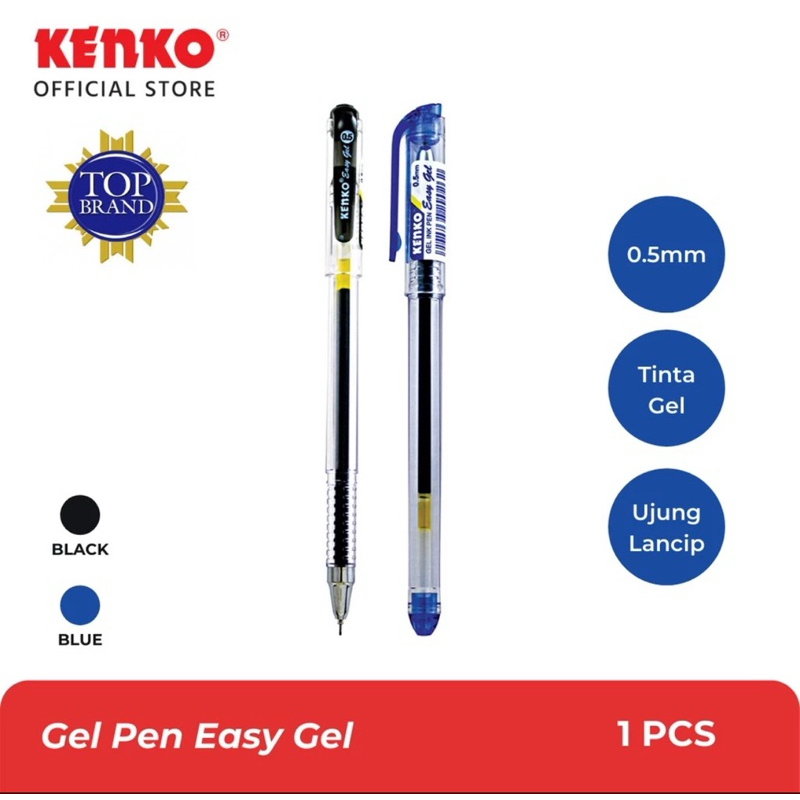 

Pulpen KENKO Easy Gel Pen (LUSINAN)