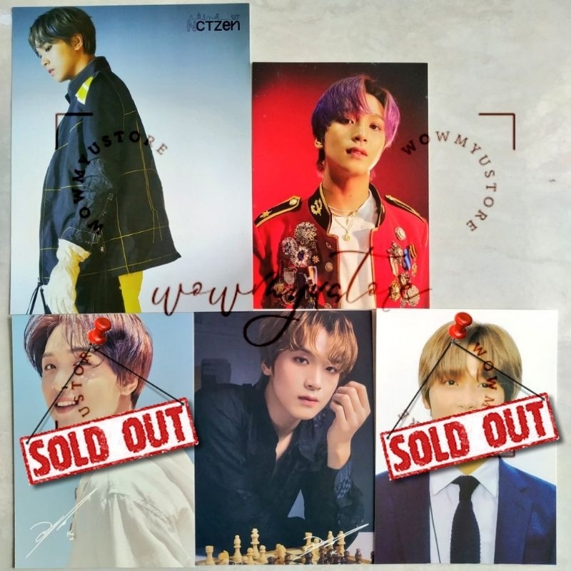 NCT 127 & DREAM Haechan Folded Poster Hot Sauce (Boring & Chilling), Postcard NCTzen Fanclub, Punch,
