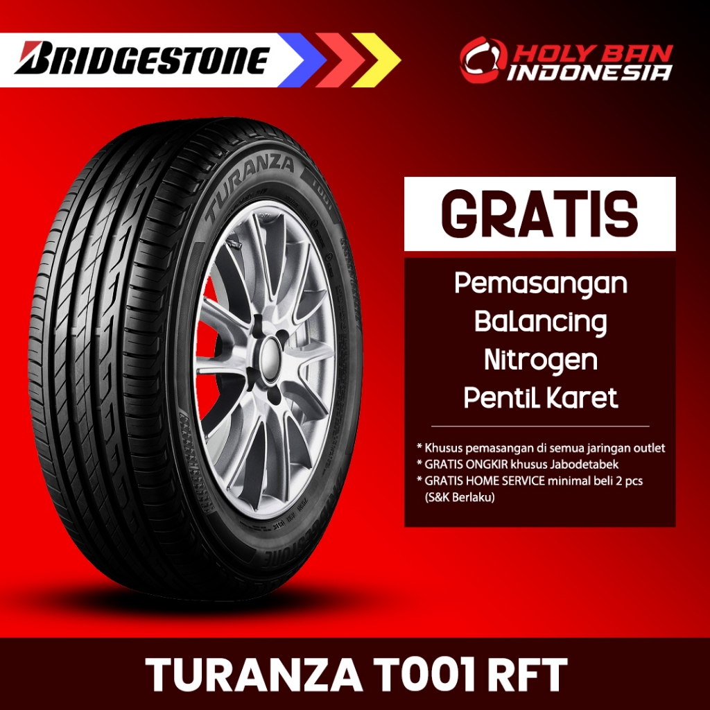 BRIDGESTONE 225/50 R18 95W TURANZA T001 RFT