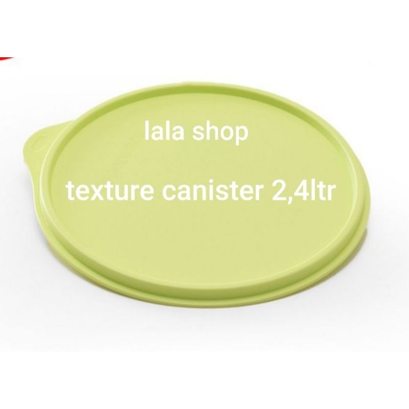 tutup toples texture canister 2,4 ltr