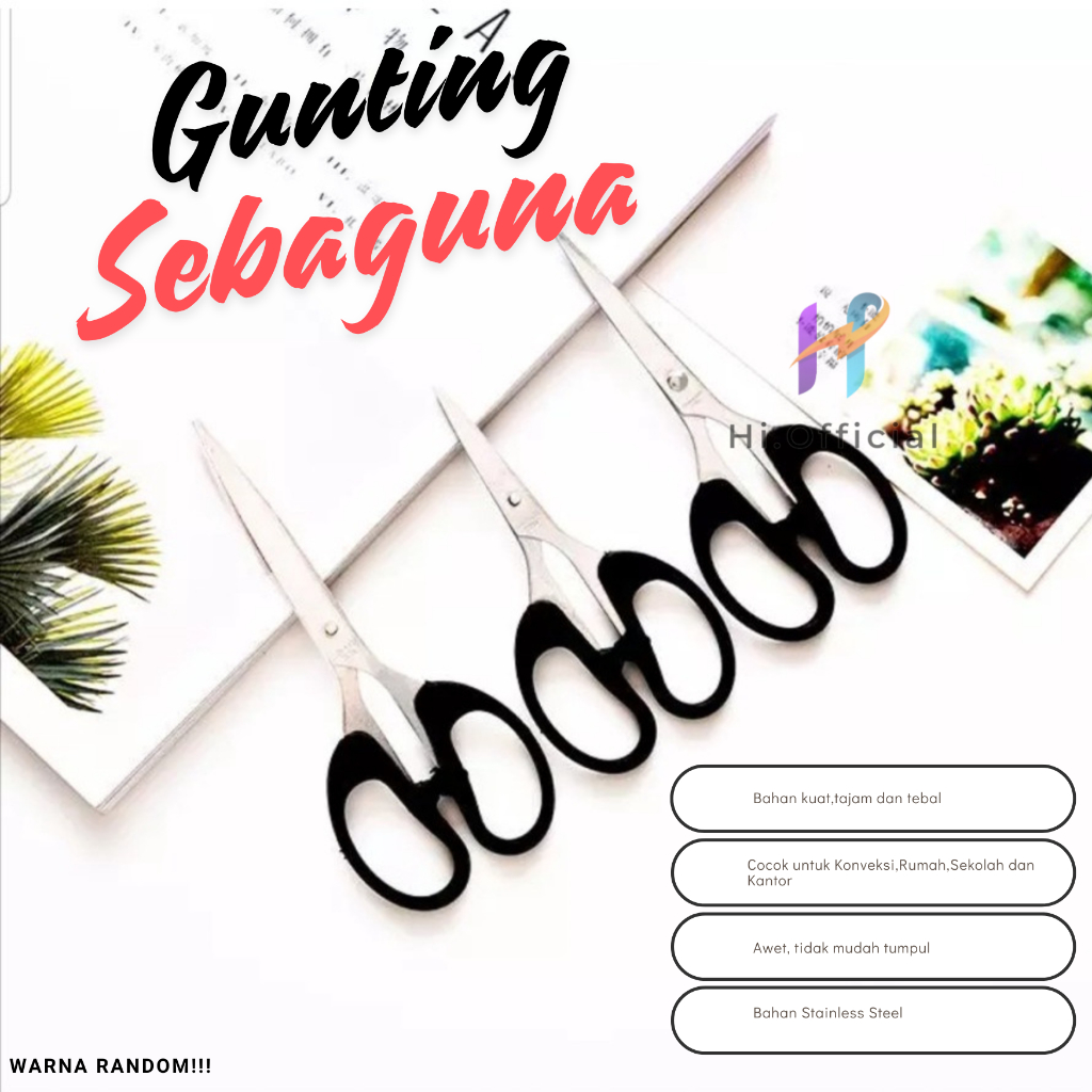 

Gunting Besar Bisa Untuk Kantor atau Kain / Gunting Kain Besar Serbaguna / Gunting Kain Dan Kertas