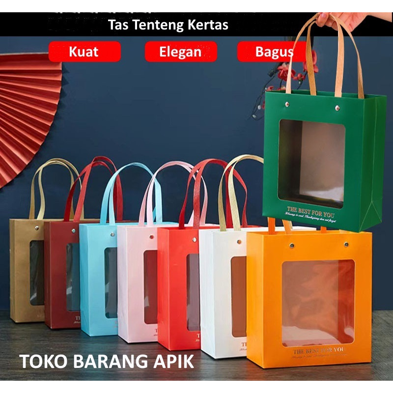 

Tas Tenteng Kertas Model Polos BEST FOR YOU | Goodie Bag Kertas | Tas Hampers | Tas Souvenir