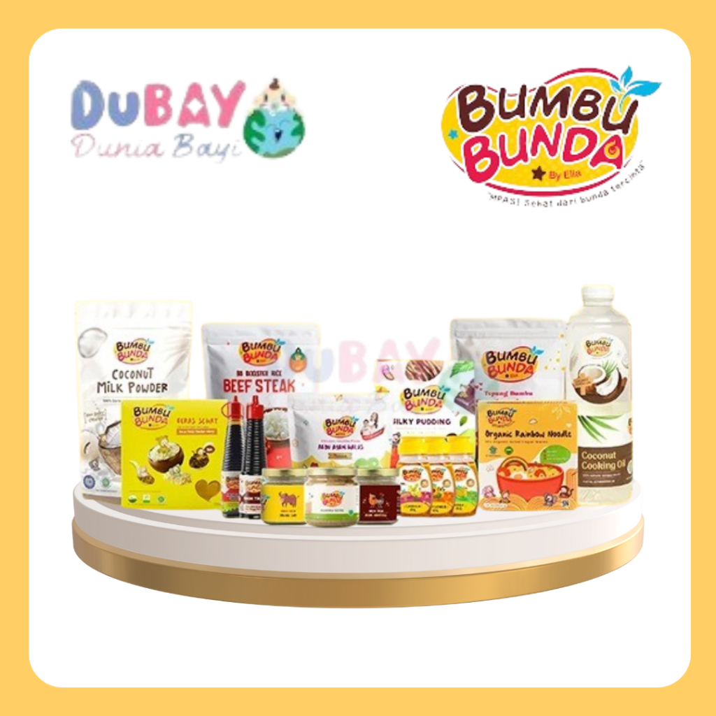 

Bumbu Bunda By Elia Bumbu MPASI/BB Booster Rice/ Silky Pudding/ Kecap Non MSG/ Fat Oil / Coconut Oil - IBOONDA Bumbu Kaldu MPASI