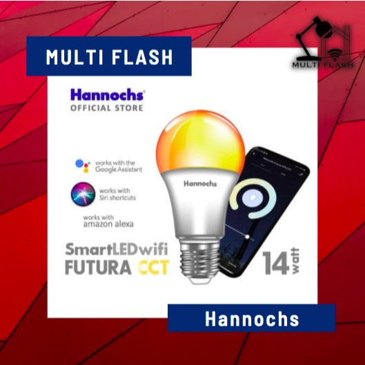 Hannochs Wifi LED Bulb Futura - Wifi Smart Lamp 9W / 14W