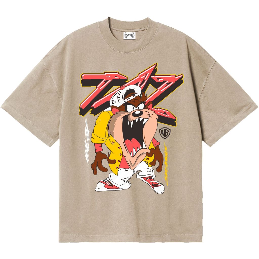 BAJU / TSHIRT / KAOS OVERSIZE SINOIG TAZ MANIA