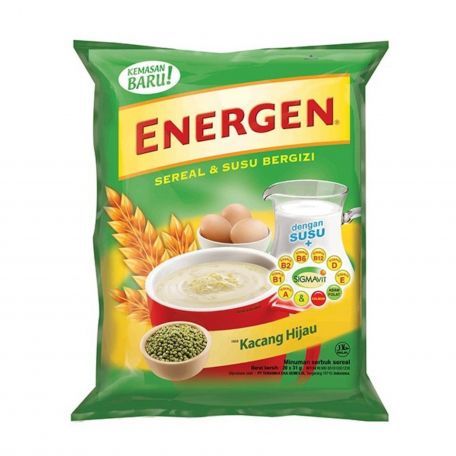 

Energen Kacang Hijau Sereal 1rtg 10sachet