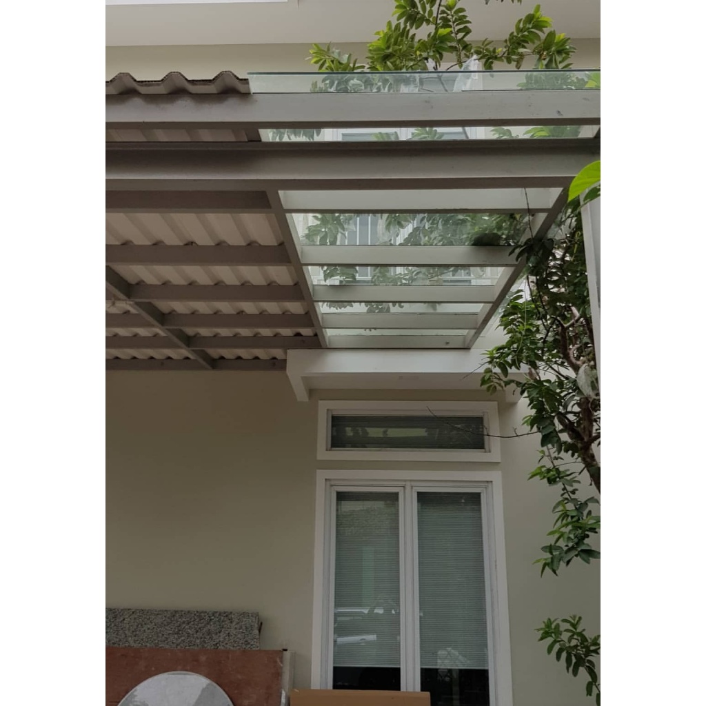 kanopi minimalis atap pvc