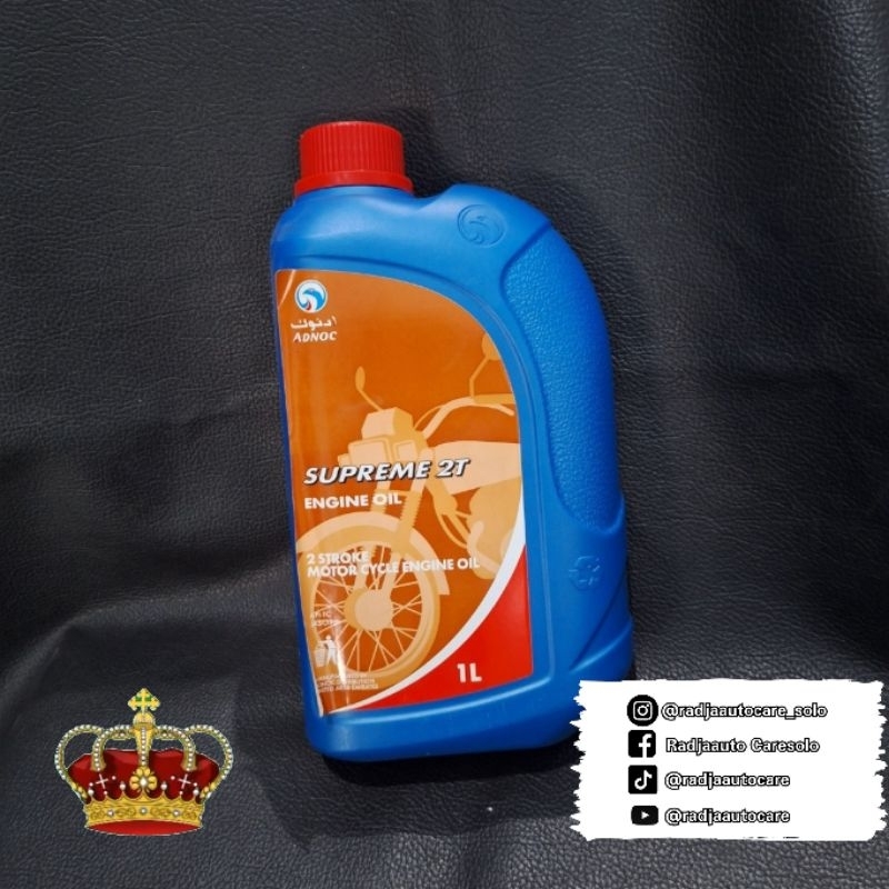 Oli Adnoc Supreme 2T Oli samping Motor