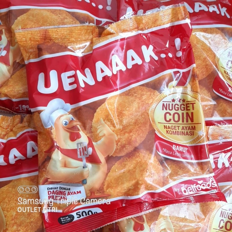 

[500gr] BELFOODS Uenaaak Nugget Coin - Nugget S