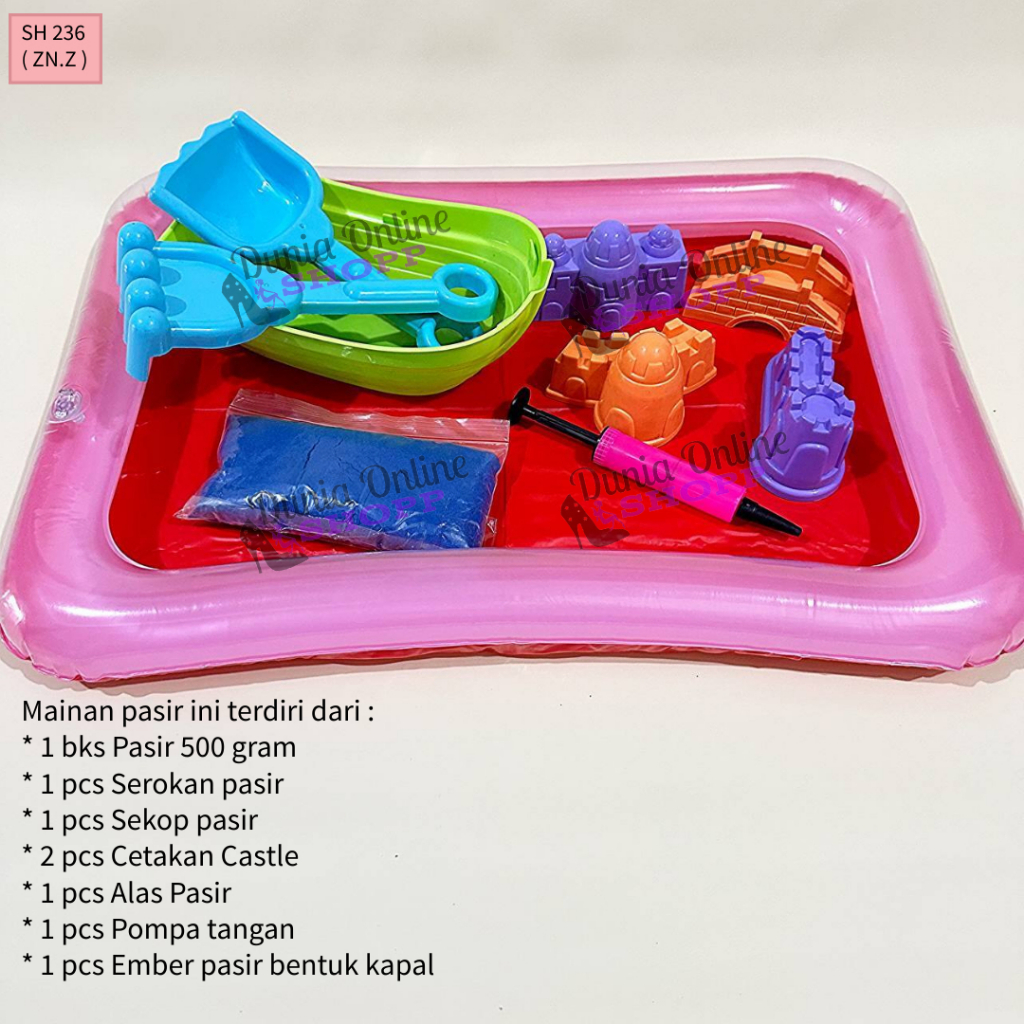 Mainan Anak Pasir Ajaib Kreatif/Mainan Edukasi Anak / Mainan Pasir Lengkap Alas