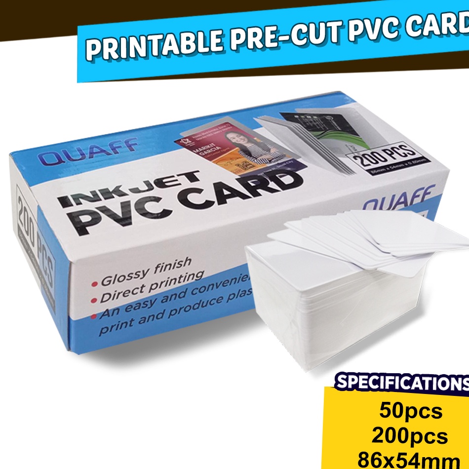 

KODE R75G Kartu printable inkjet Id card PVC ID CARD bisa inkjet 2pcsbox