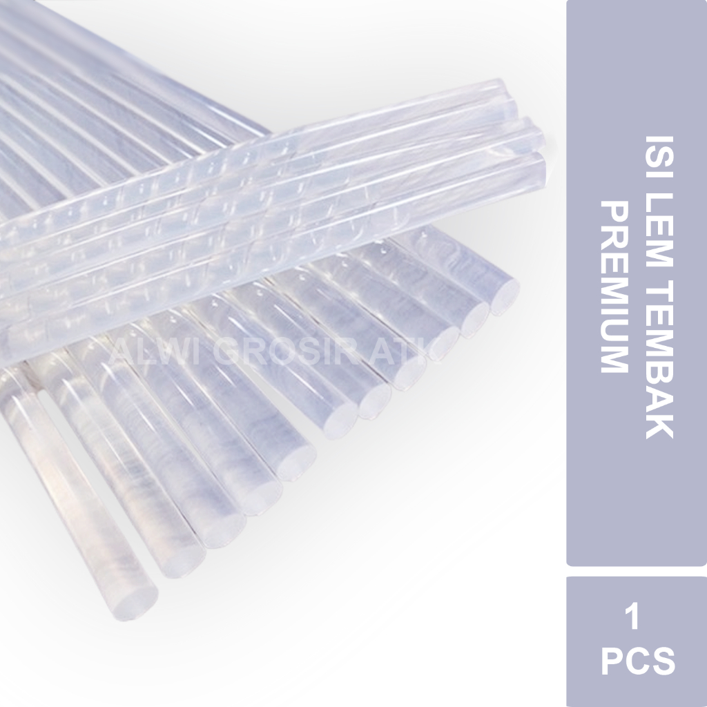 

ISI LEM TEMBAK REFILL ROHS | GLUE GUN | LEM BAKAR 27 CM TEBAL 7 MM | 1 PCS