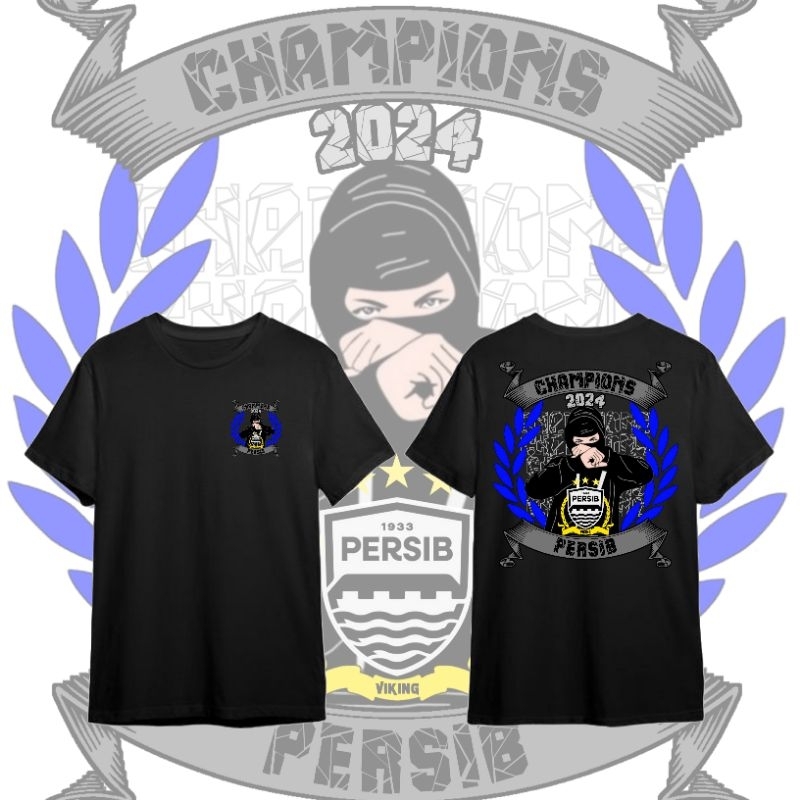 Kaos Persib Bandung | Kaos Distro | Persib Juara 2024 | Kaos Pria Wanita