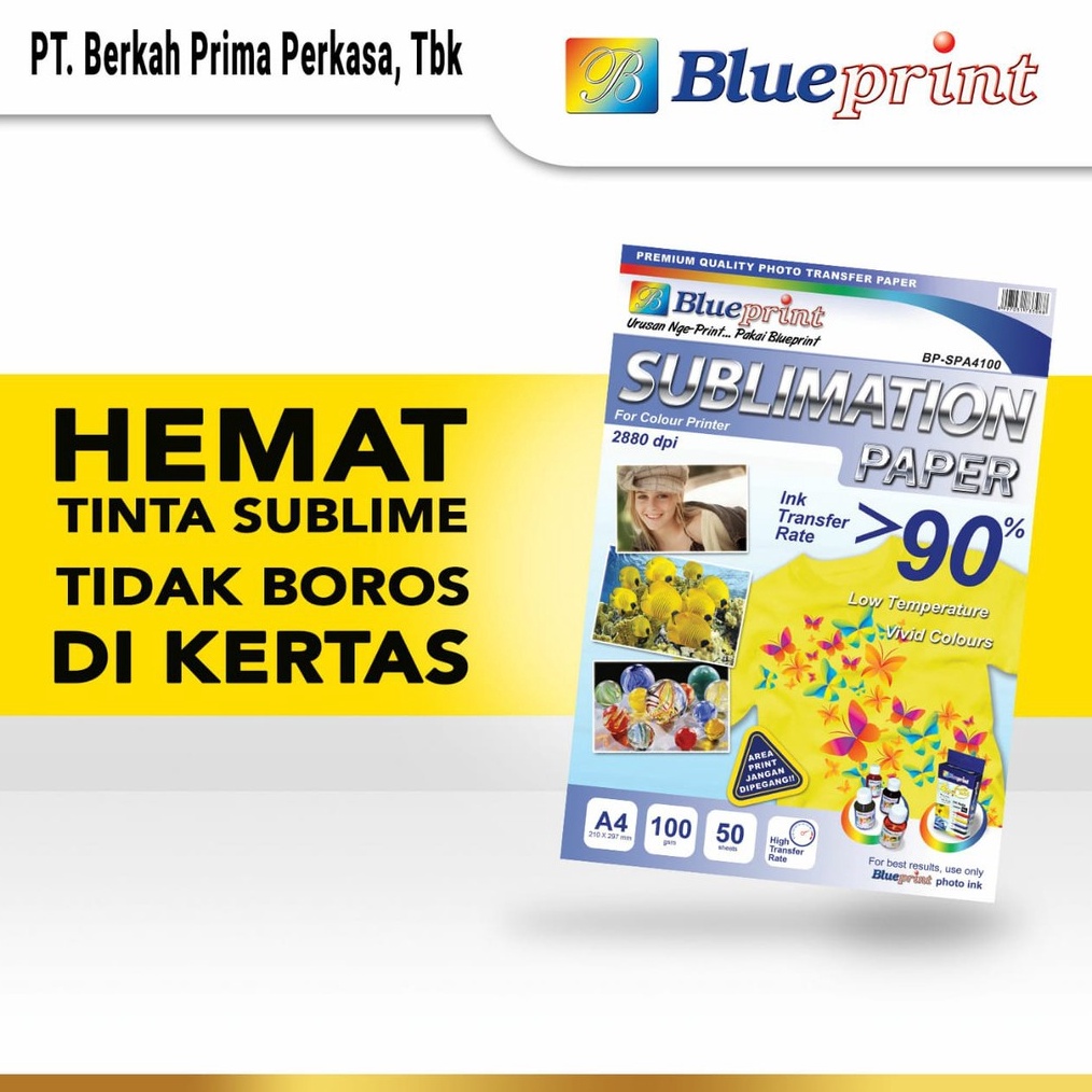 

KODE I39S Kertas Sublim Sublimation Paper BLUEPRINT A4