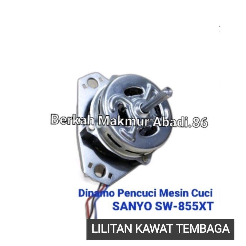 Dinamo Pencuci Mesin Cuci SANYO SW 855XT SW-855XT Motor Wash Penggilas Sanyo 2 Tabung