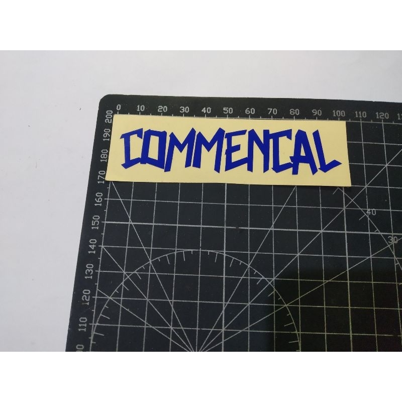 

cutting stiker commencal