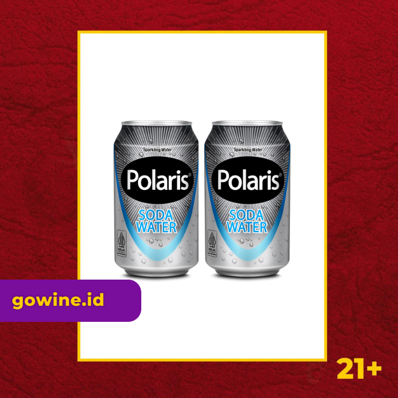 

Polaris Soft Drink Mixernergy Soda Water 330ml Soda Water - Bundling 2 Can