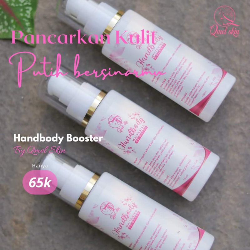Handbody whitening booster Qmel skin // amel skincare HB BOOSTER