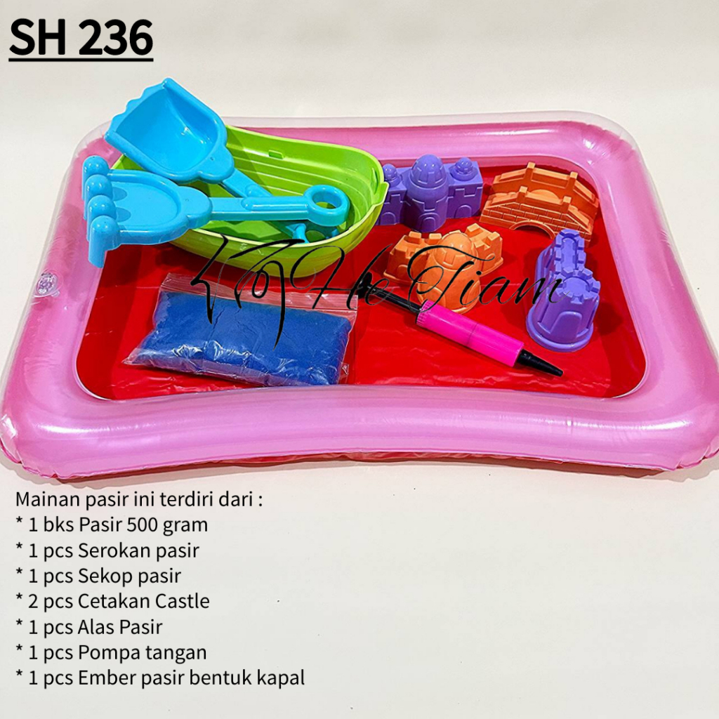 Mainan Pasir Ajaib Set Lengkap Alas / Mainan Pasir Pasiran Anak Murah