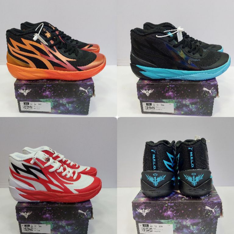 KODE G22L Sepatu Basket PUMA MB2 Jr Lamello Rick and MortySupernova