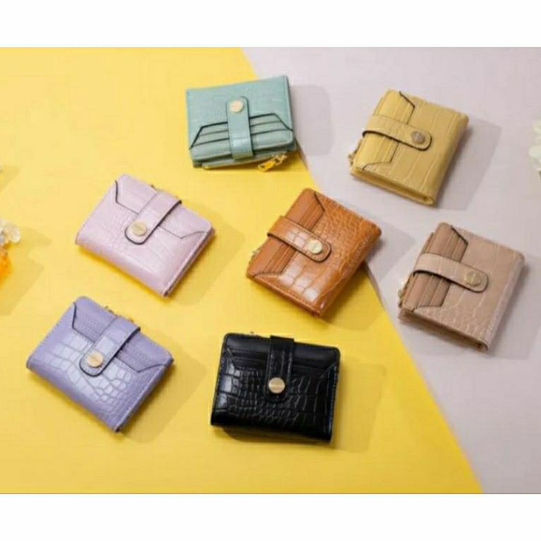 Model Baru Genie Wallet  Dompet Wanita  Tas Wanita Mini  Dompet Lipat Wanita  Dompet Mini
