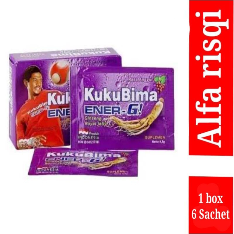 

Kukubima anggur 1 pack 6 sachet