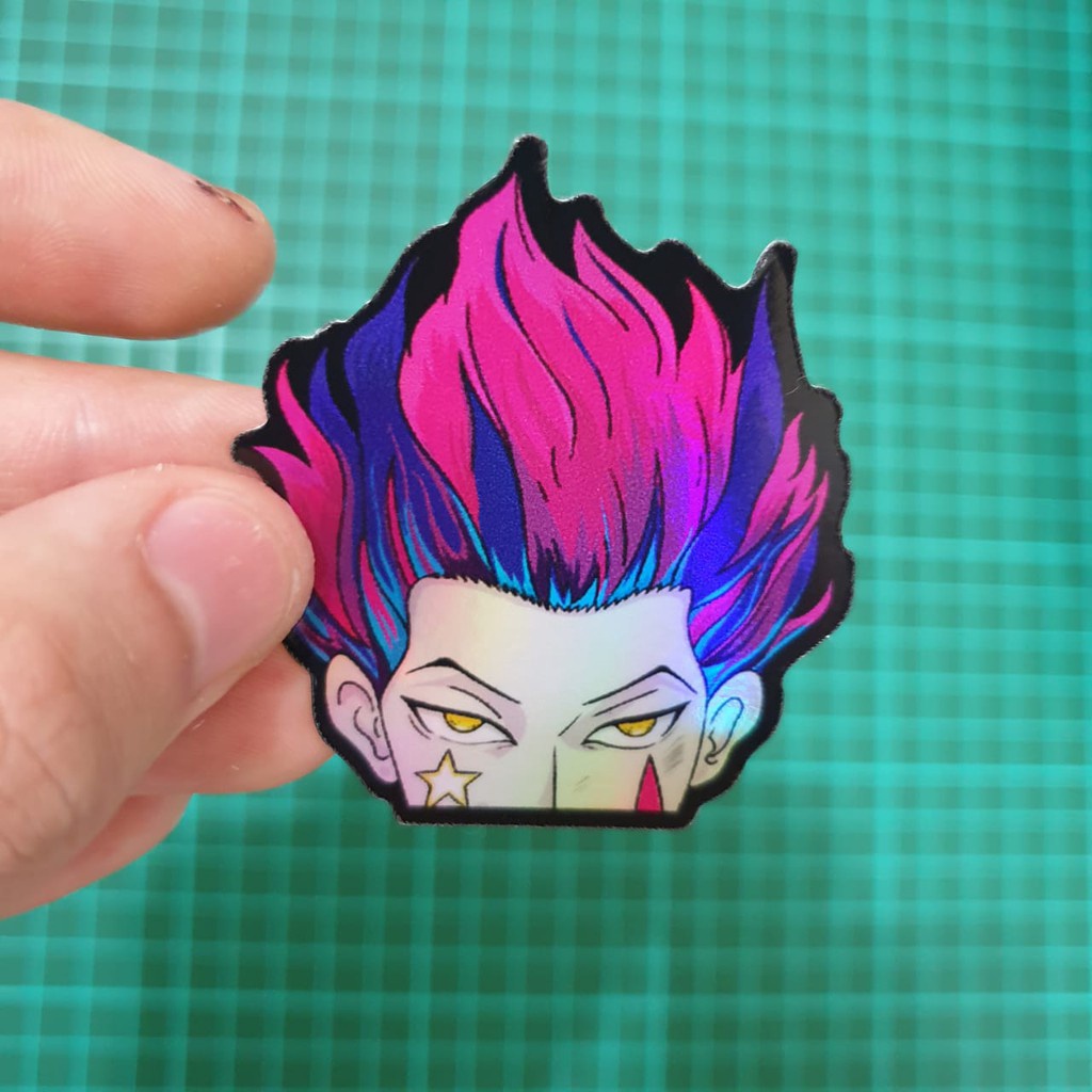 TREND Sticker Hologram Anime  PHS13  Hunter x Hunter  Hisoka