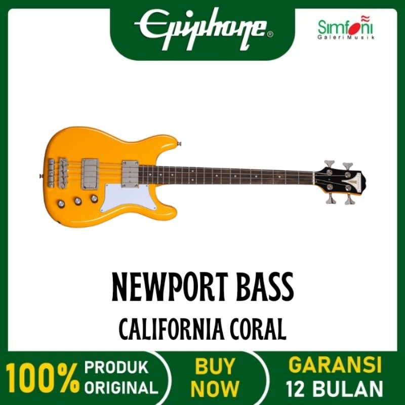 Epiphone Newport Bass – California Coral Electric Bass