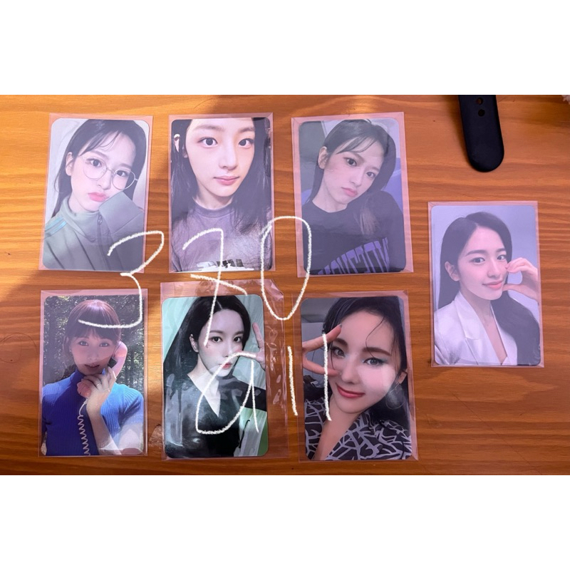 WTS WANT TO SELL PHOTOCARD PC BLACKPINK ROSE IZONE YUJIN YUJIN SPECS WONYOUNG DASI