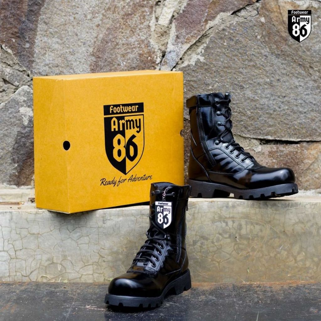 Sepatu PDL Army 86 TNI POLRI - BRAVE