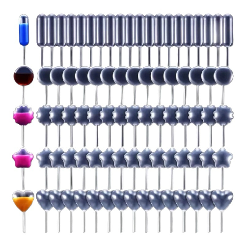 Pipet tetes kue 4ml pipet plastik infuser untuk puding cupcake dessert pipet cupcake pipet vla pudin
