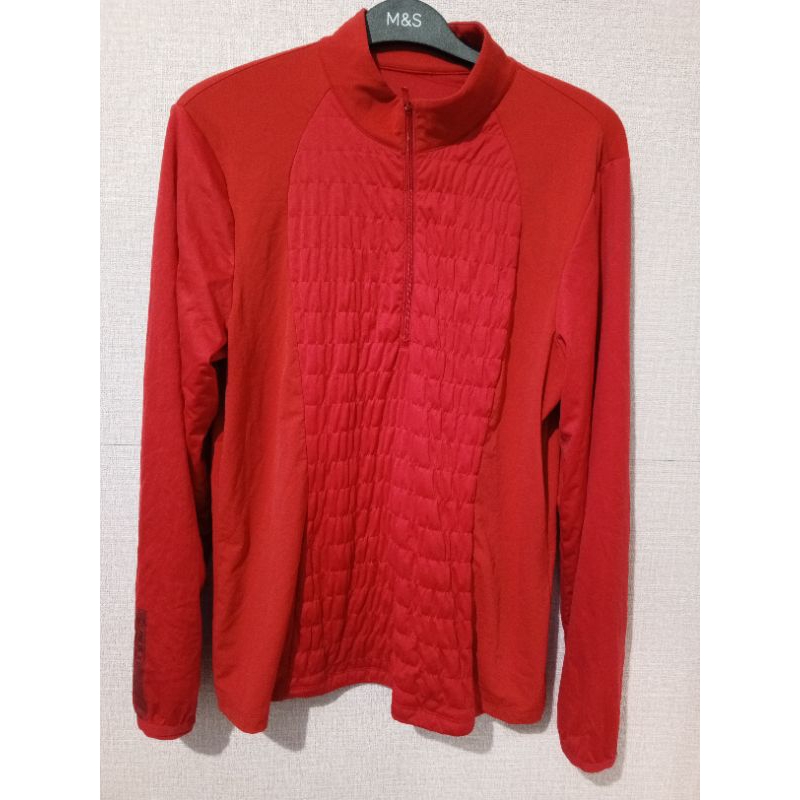 Baju kaos lengan panjang olahraga running joging gym sport jdx size M fit L second like new