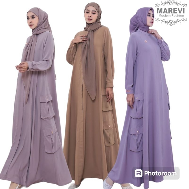 MAREVI | ZEVIRA Dress Set Hijab By MAREVI