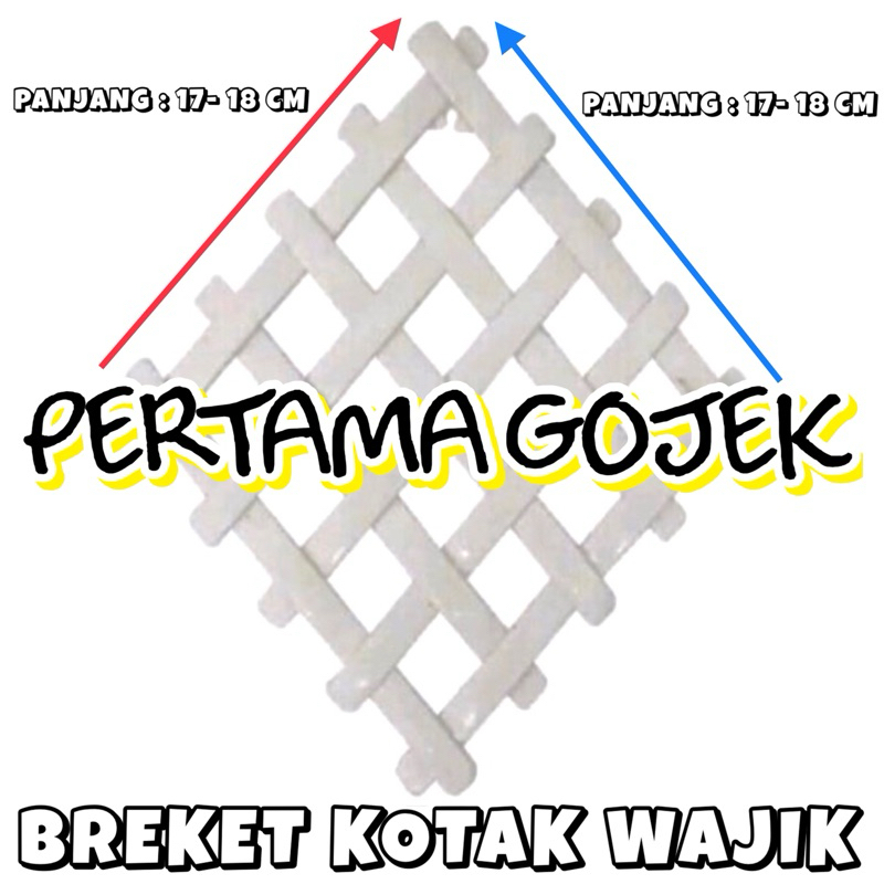 SATUAN WAJIK BREKET KOTAK BUNGA/ Breket Kotak/ Bunga Artificial/ Daun Rambat Artificial/ Daun Artifi