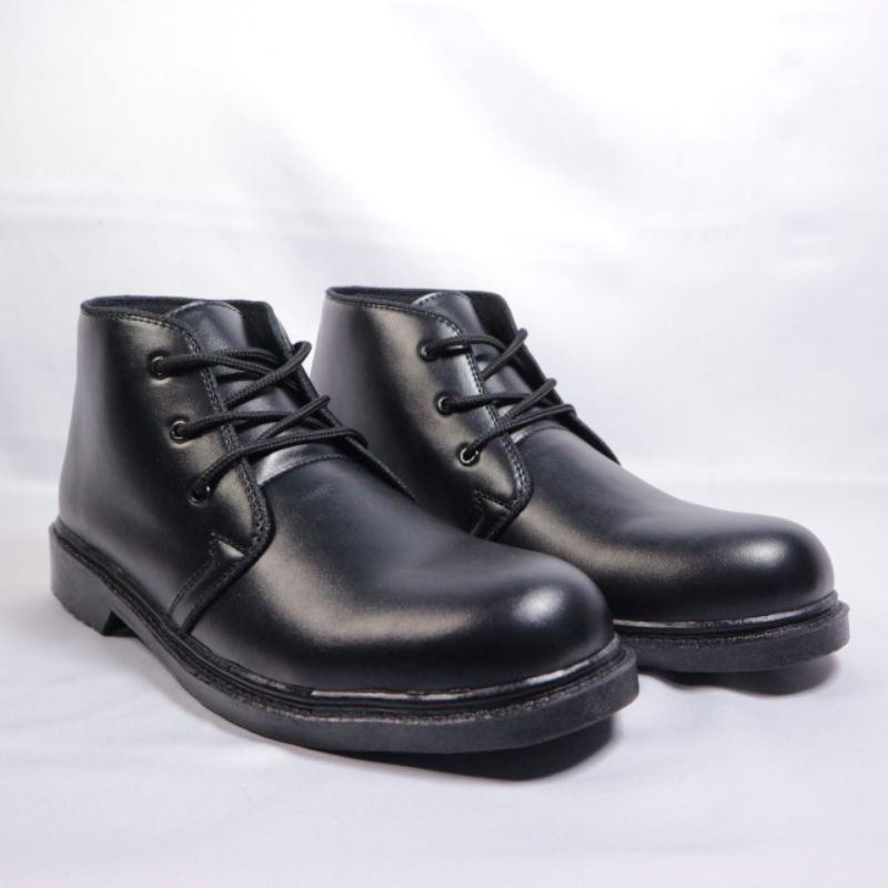 Sepatu PDH Pria TNI Polri Satpam Dinas Pns Model tali3