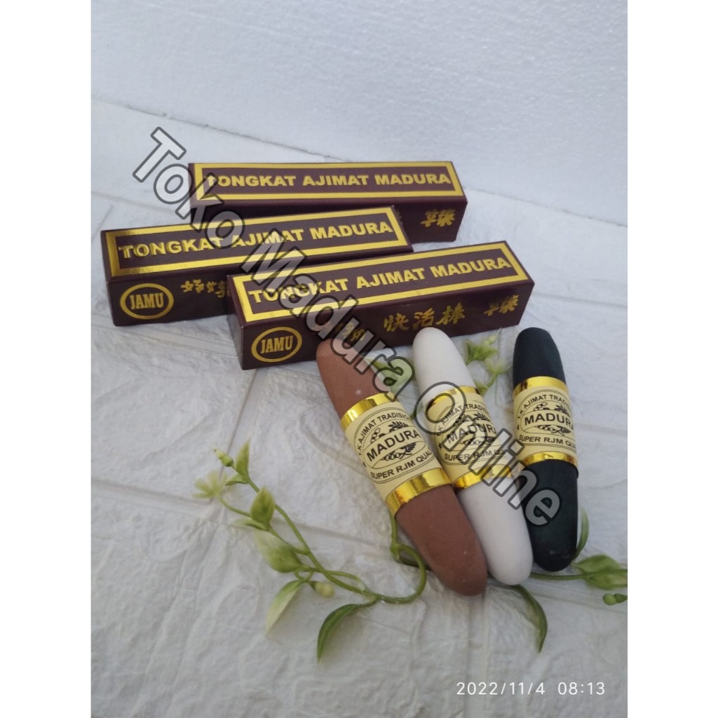 Tongkat Asli Madura, Kualitas Ekspor, 100 % Original - Putih / Coklat / Hitam