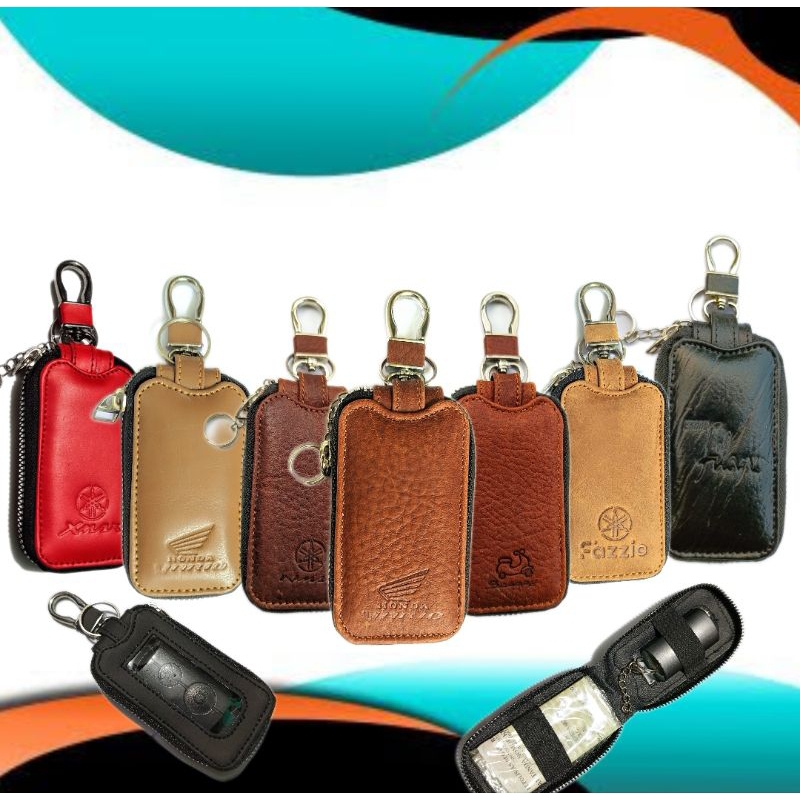 Dompet kunci remote keyless motor dompet stnk gantungan kunci motor
